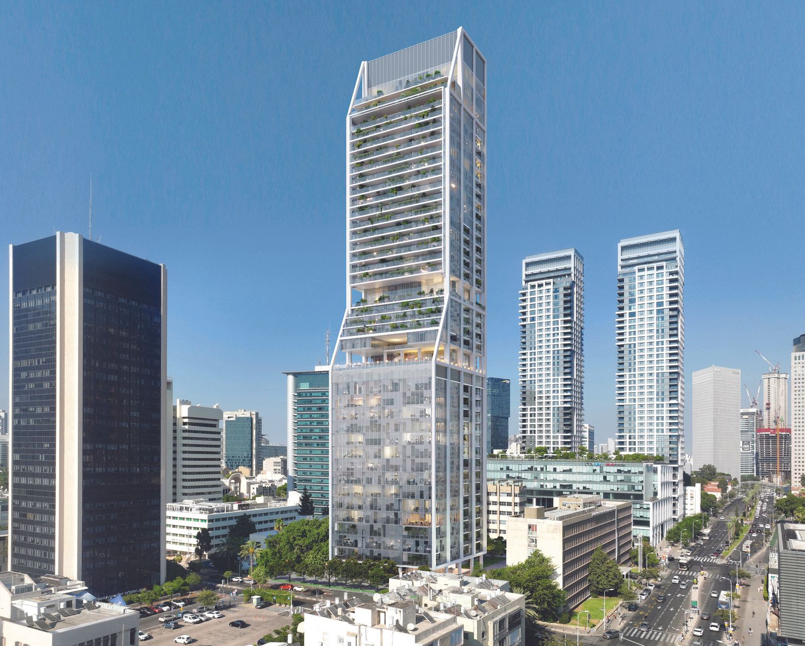 מגדל דובנוב 4 ובית מרס: שתי גישות אדריכליות בתל אביב